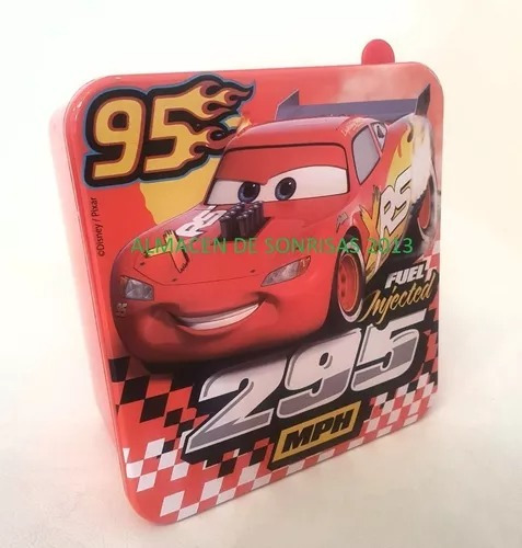 Caja Sandwichera Infantil Cars Rayo Disney Recipiente