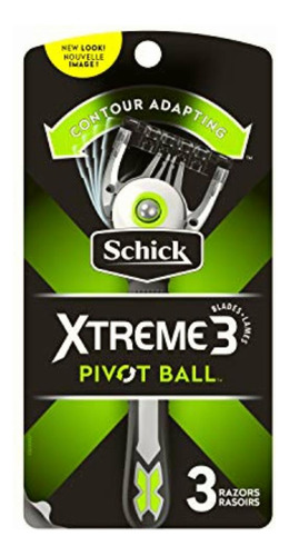 Schick Xtreme 3 Rastrillos Para Afeitar 3 Pz + 1 De Regalo