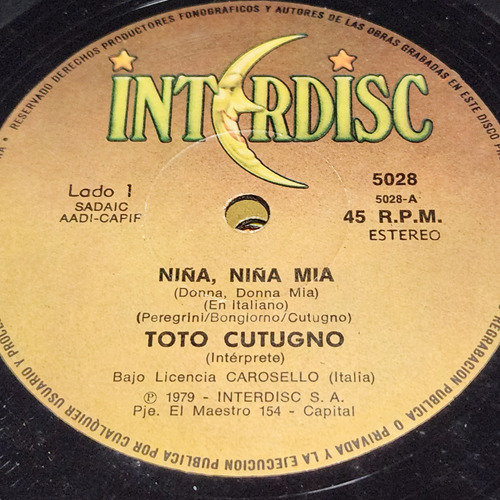 Simple Toto Cutugno Interdisc C4