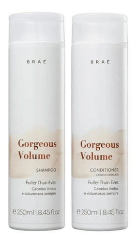 Braé Kit Gorgeous Shampoo 250ml + Condicionador 250ml