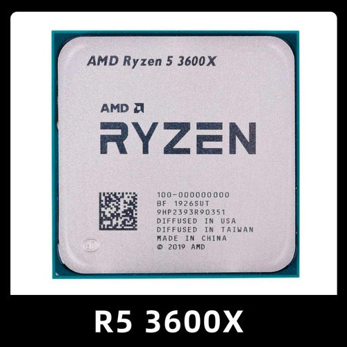 Amd Ryzen 5 3600x 3.8ghz 6-core 12-thread Cpu Processor