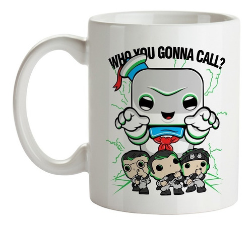 Taza Ghostbusters Who You Gonna Call Tipo Pop