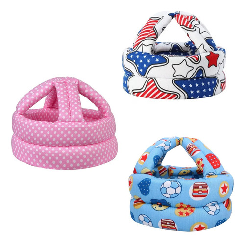 Gorro Casco Protector De Golpes Cabeza Para Bebés