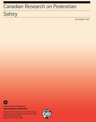 Libro Canadian Research On Pedestrian Safety : Publicatio...