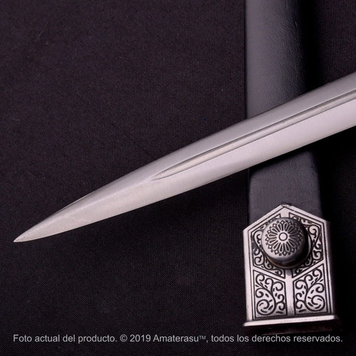 Imagen 9 de 10 de Espada Estoque Daga Ropera Mano Izquierda Florete Cuchillo