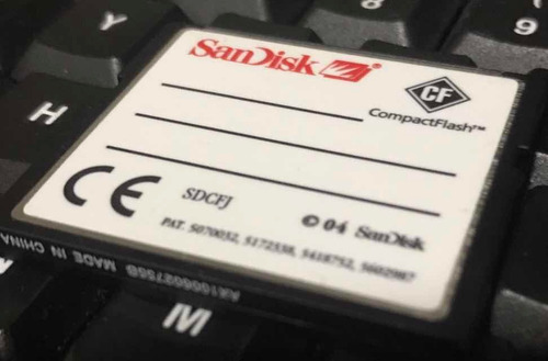 Cartão De Memória Compact Flash Sandisk - 512mb - Original
