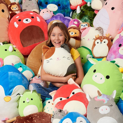 Peluche Squishmallows Chip Castor Corazón 19cm Original