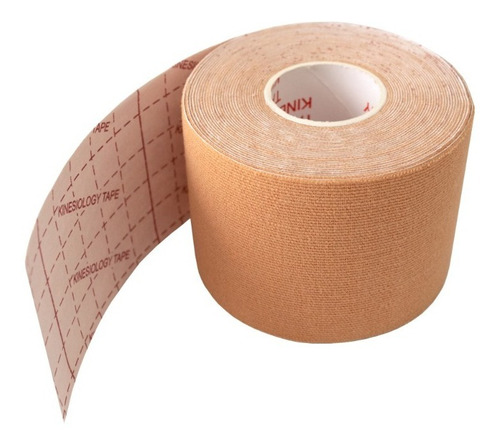 Cinta Kinesiologica 5cmx5m Kinesio Tape Adhesiva 1 Pieza Color Beige