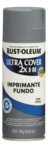 Pintura Aerosol Ultra Cover Imprimante Fondo Gris X 340 Cc