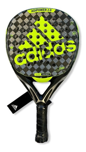 Paleta de pádel  adidas Adipower 2.0 2020 color amarillo/negro/gris