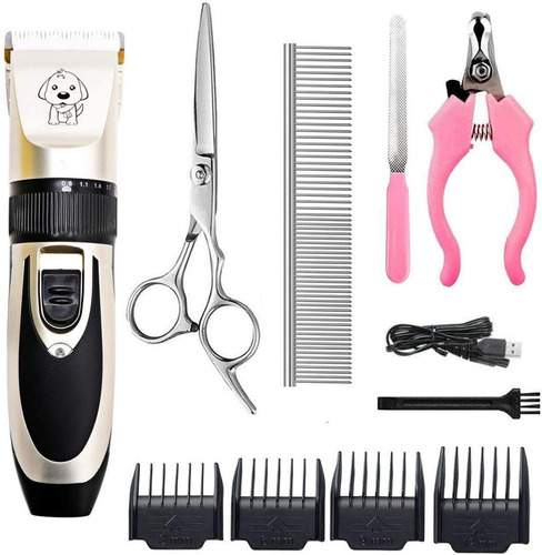 Imagen 3 de 9 de Maquina De Peluquería Canina Kit Mascotas Inalámbrica Full