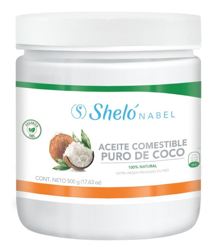 Aceite Puro De Coco Comestible Aceite Orgánico Sheló Nabel