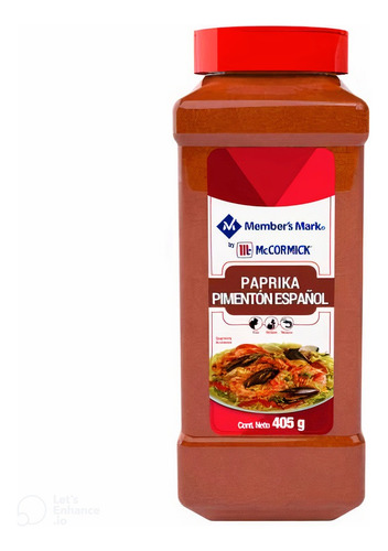 Paprika Pimentón Español Condimento Mccormick Bote 405 G