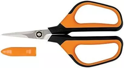 Fiskars 12-71787097J Tijeras de titanio de fácil acción, 10 pulgadas,  naranja y blanco (paquete de 3 de titanio de 10 pulgadas)