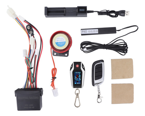Alarma De Control Remoto Warner Motorcycle System 48145v 2