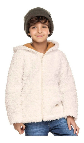 Jaqueta Infantil Menina Urso Inverno Fleece Plush Inverno