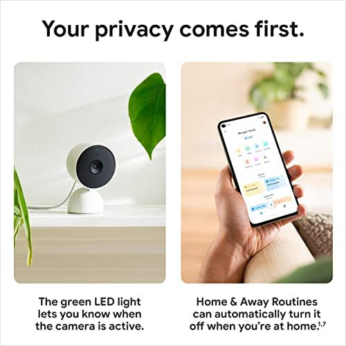 Câmera De Segurança Google Nest (com Cabo) - 2ª Geração - Ni