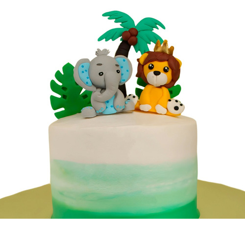 Deco Art /cake Topper Cumpleaños Infantil Evento/ 5 Set