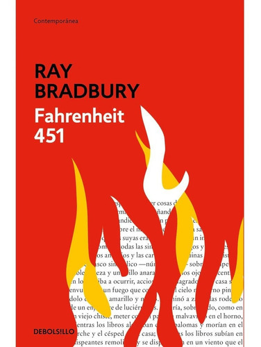 Fahrenheit 451, De Ray Bradbury. Editorial Debolsillo, Tapa Blanda En Español, 2021
