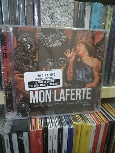 Mon Laferte Sola Con Mis Monstruos En Vivo Cd+dvd Sellado