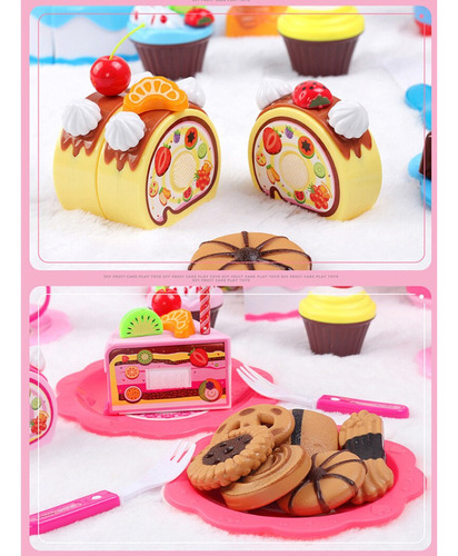 Aa Té De La Tarde For Niños Con Pastel De Cumpleaños De