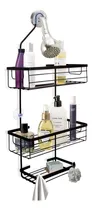Comprar Organizador Ducha Colgante 3 Niveles Jabonera Baño Repisas IMBACK Color Negro