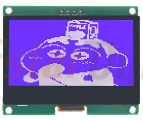 54 Display 128x64 12864 Verde Azul Preto Cinza Spi Iic I2c