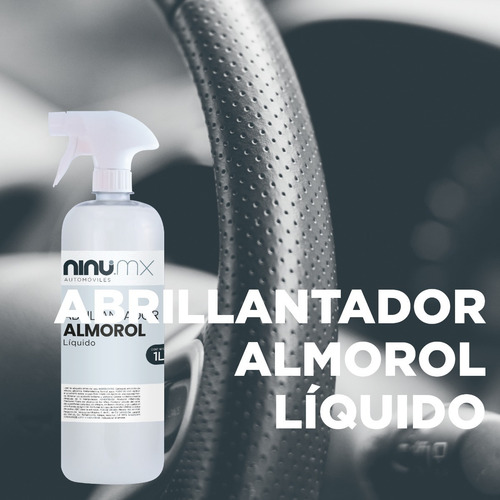 Imagen 2 de 6 de Abrillantador Almorol Autos Ninu 1 Litro Con Atomizador