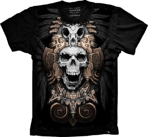 Camiseta Legal - Cranio Caveira - Ritual - Indian