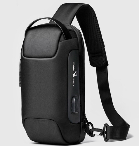 Bolso Cruzado Usb Para Hombre