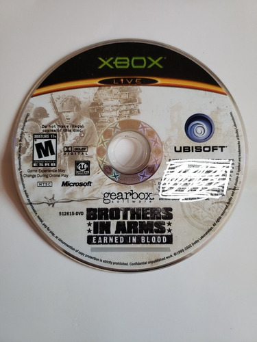 Brothers In Arms Earned Blood Xbox Clasico