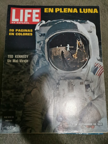 Revista Life  Hombre En La Luna Septiembre 1969