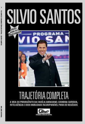 Te Contei - Grandes ídolos -Extra - Silvio Santos, de On Line a. Editora IBC - Instituto Brasileiro de Cultura Ltda, capa mole em português, 2020