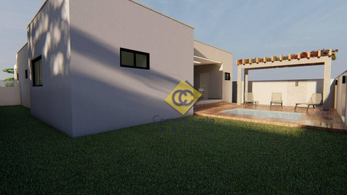 Imagem 13 de 19 de Lançamento!! Casa Linear Com Design Moderno No Condomínio Alphaville Em Rio Das Ostras!! - Ca2182