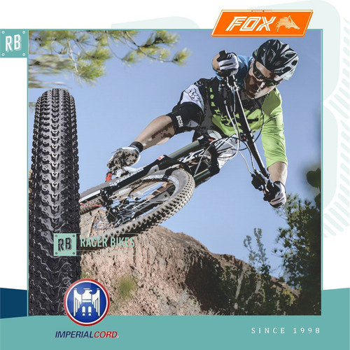 Imagen 2 de 9 de Cubierta Imperial Cord 29 X 2.10 Fox - Racer Bikes
