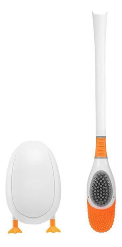 Escobilla Baño Con Soporte, Juego Cepillo Limpieza Silicona
