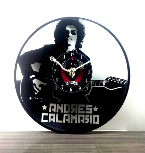 Reloj De Vinilo Andres Calamaro Regalos Y Decoracion 