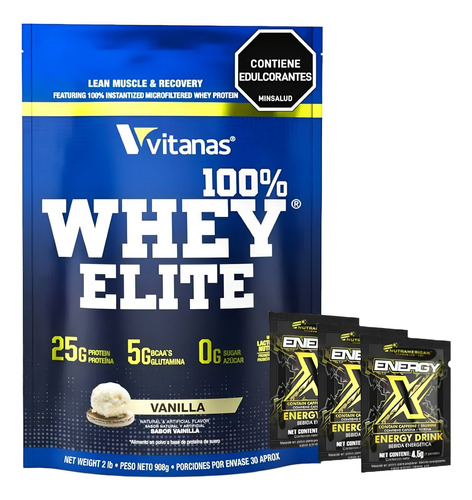 Whey Elite 2lb Proteina Vitanas