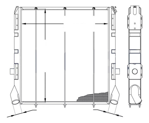 Radiador  Scania 112 5 Filas  Cambio De Panel