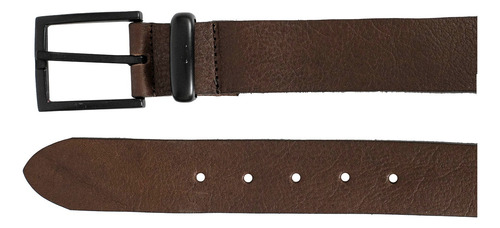 Cinturon Hombre Cuero Cinto Clasico Vestir Casual Briganti Chocolate 95