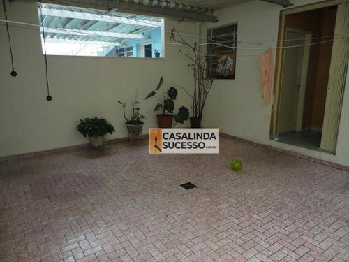 Sobrado Frontal 180m² 3 Dormts. 2 Vagas Próx. Ao Shopping Anália Franco - So0714 - So0714
