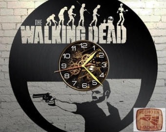 Reloj Corte Laser 0463 The Walking Dead Zombies Revolver