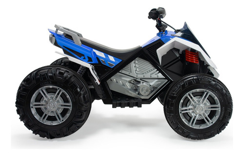 Moto Eléctrica Montable Infantil Quad Range Blue 12v Injusa Color Azul