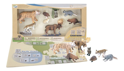 Wenno Set De Animales Salvajes Eurasia Wabro 