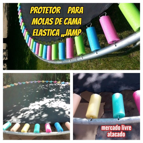 Protetor Para Molas De Cama Elastica Jamp Trampolim Kit C/40