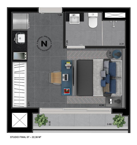 Imagem 15 de 25 de Studio Residencial Para Venda, Consolação, São Paulo - St6826. - St6826-inc