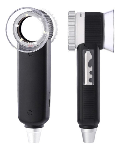 Lupa 30x Con Luces Iluminadas, Lupa Iluminada, Recargable