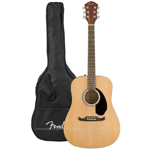 Guitarra Acustica Fender Fa-125 Original + Funda Natural