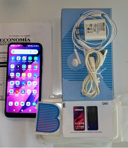 Celular Blu G60 Con Todos Sus Accesorios 