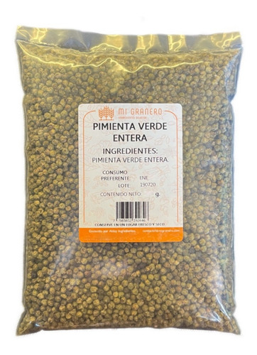 Pimienta Verde Entera 50 Gramos